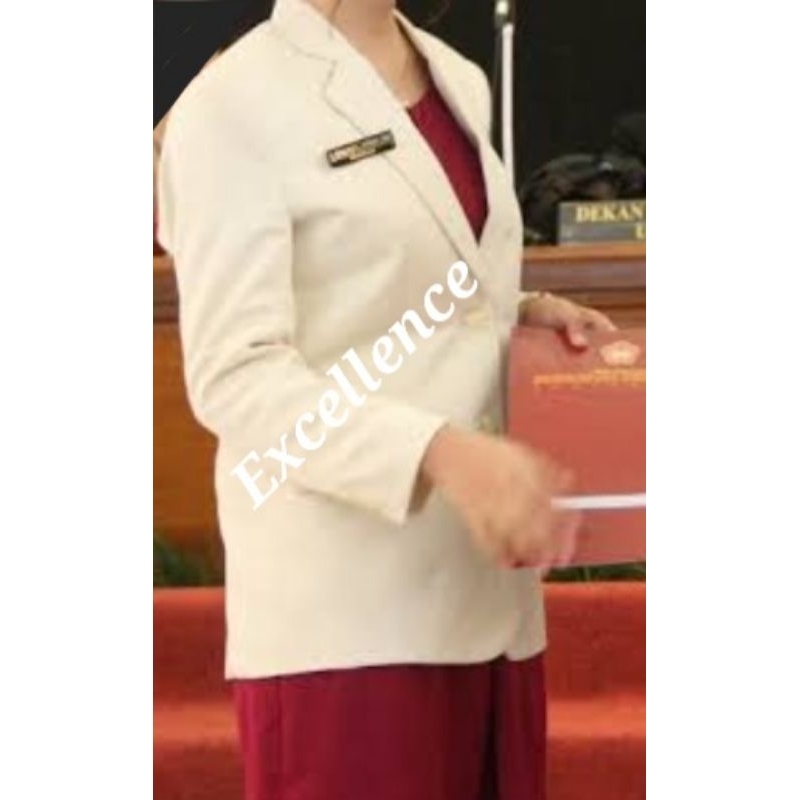 Jas Apoteker Wanita KUNING GADING Lengan Panjang dan Lengan Pendek