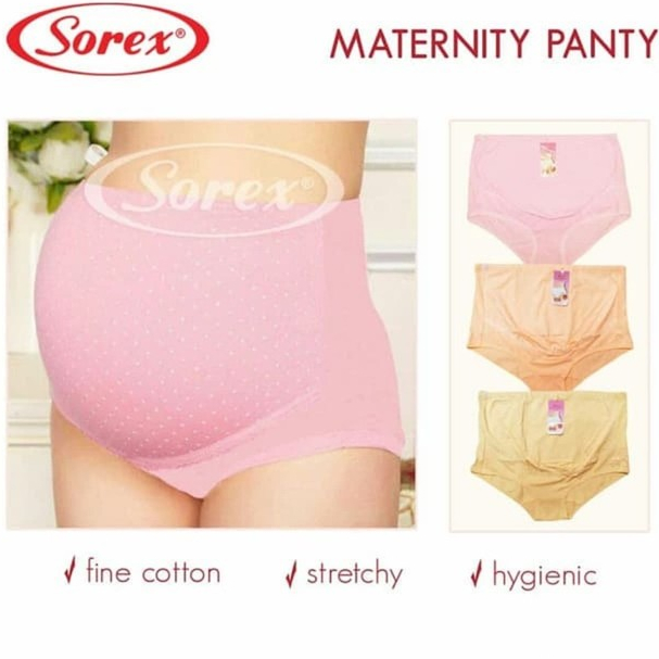 Sorex Maternity Panty CD Celana Dalam Ibu Wanita Hamil Bumil Katun Lembut Sorex 1130