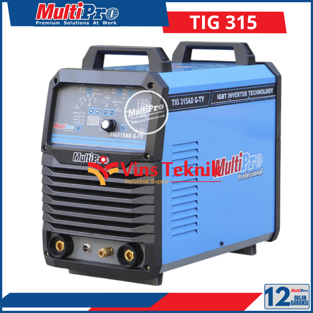 Mesin las AC/DC INVERTER TIG315 MULTIPRO TIG 315 AD G-TY Trafo TIG/MMA