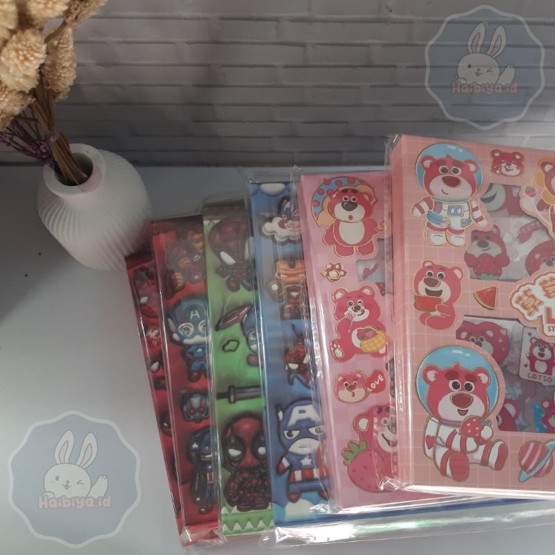 

Stiker 100 Lembar Lotso & Superhiro Avengers