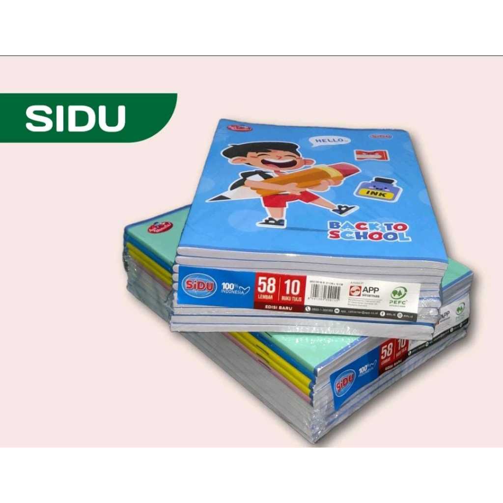 

buku tulis sidu 38 lembar ( 1 pak isi 10 buku )