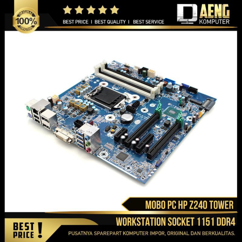 Motherboard Mainboard Mobo PC HP Z240 Tower Workstation Socket 1151 DDR4