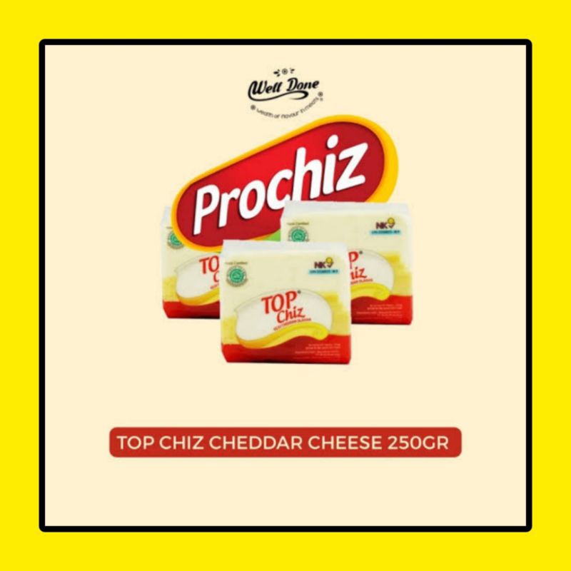 

cheese cheddar keju olahan top chiz 250 gram