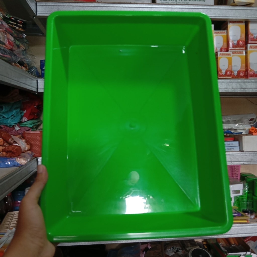 Nampan Plastik Kotak. Nampan persegi panjang. Nampan Serba Guna. Nampan plastik.