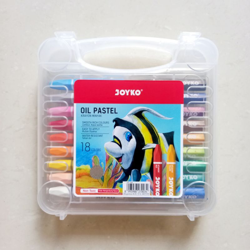 

[ MURAH ] Krayon Minyak 18 Warna Crayon Oil Pastel - Joyko OP-18S