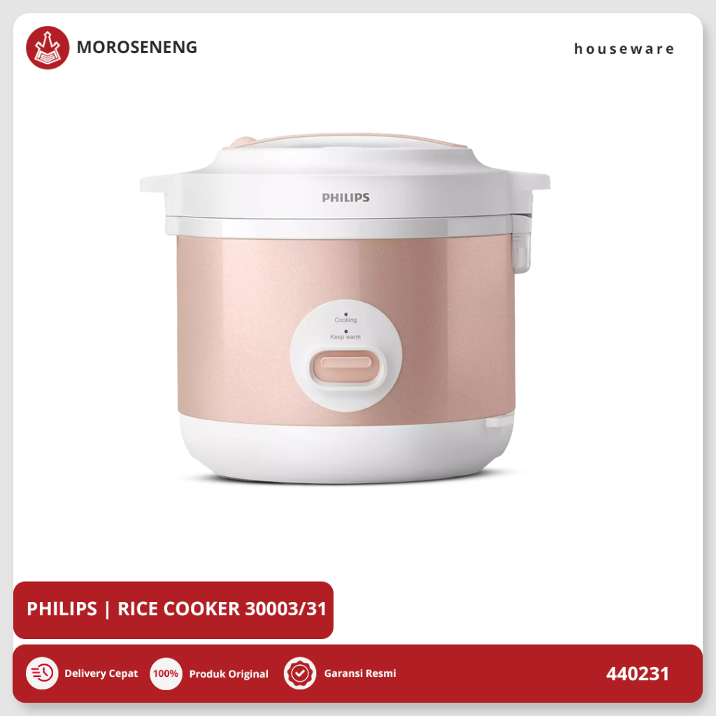 MAGIC COM PHILIPS HD3003 RICE COOKER 3 IN 1 PHILIPS 1,8 LITER
