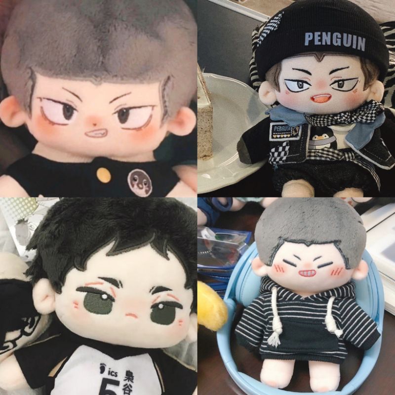 Doll Haikyuu Red bean Akaashi Keiji Tanaka Ryuunosuke Aone Takanobu 10cm 20cm 15cm Preloved