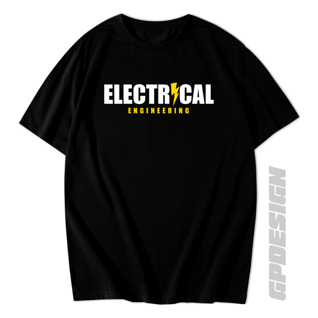 Kaos Baju Distro Electrical Engineer - Kaos Seri Engineer - Kaos Mekanik Listrik