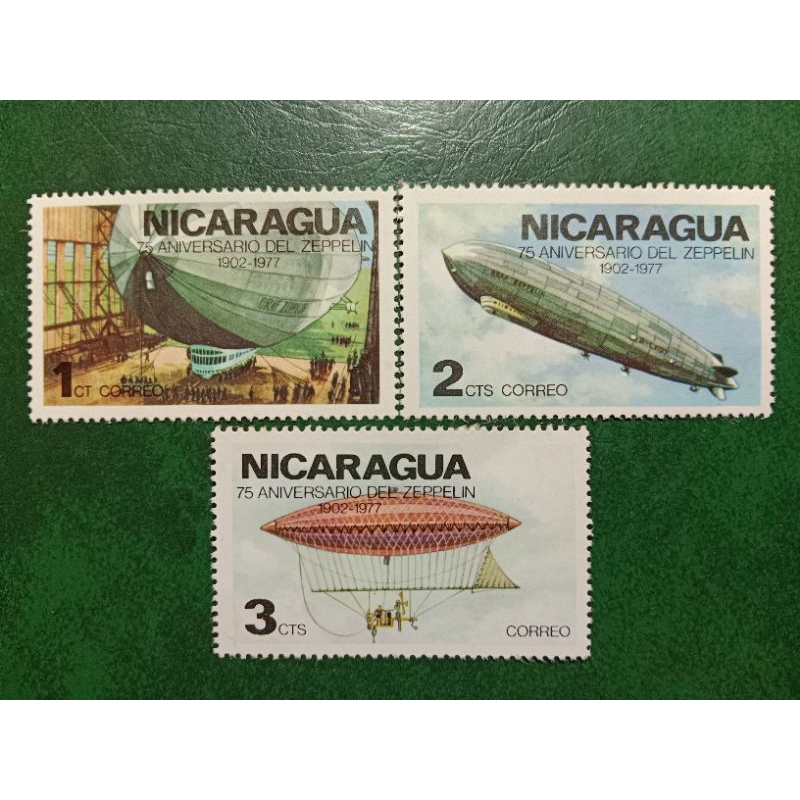 

Prangko Nikaragua 3 Pcs Tahun 1977 UN USED