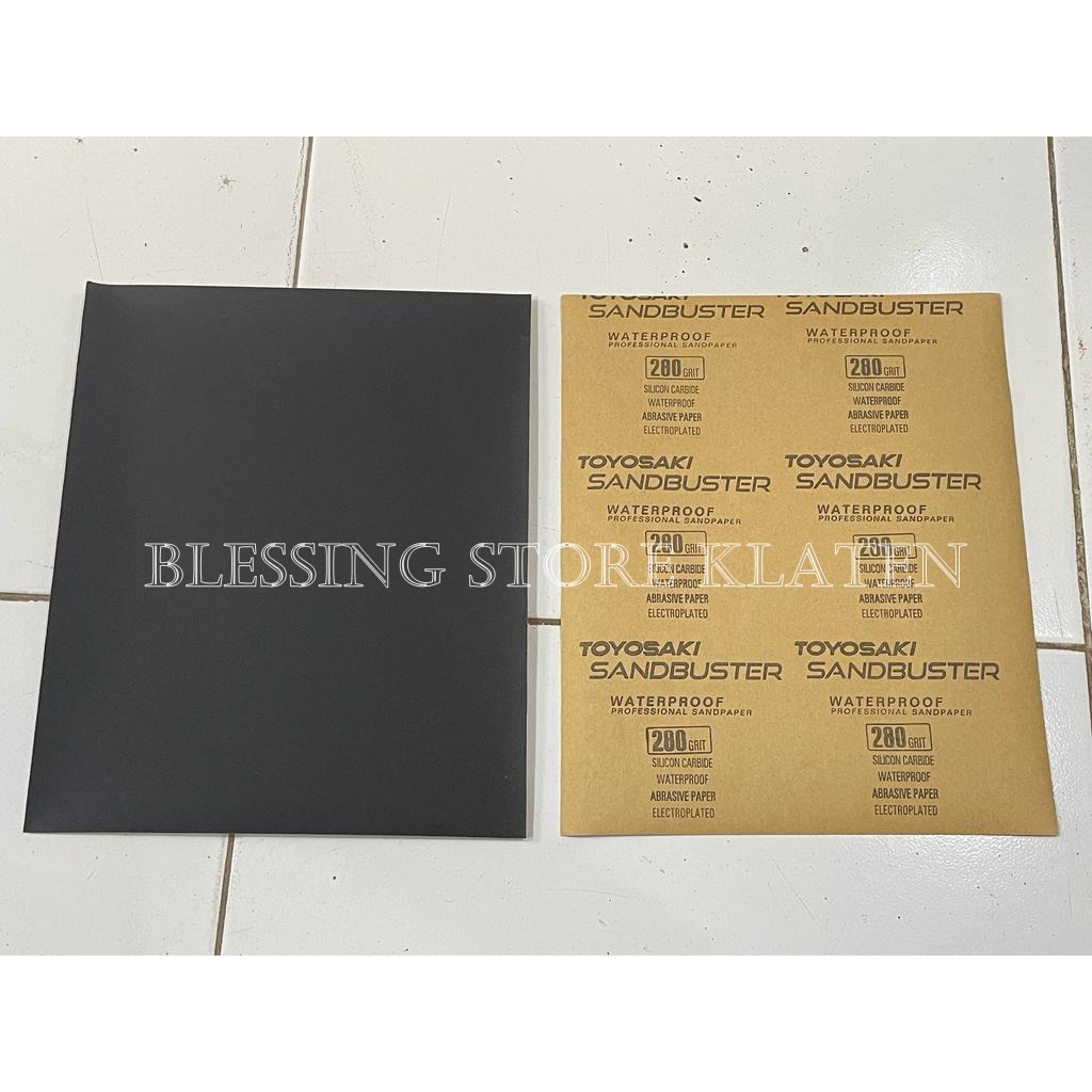 KERTAS AMPLAS WATERPROOF / AMPLAS LEMBAR KERTAS / AMPLAS