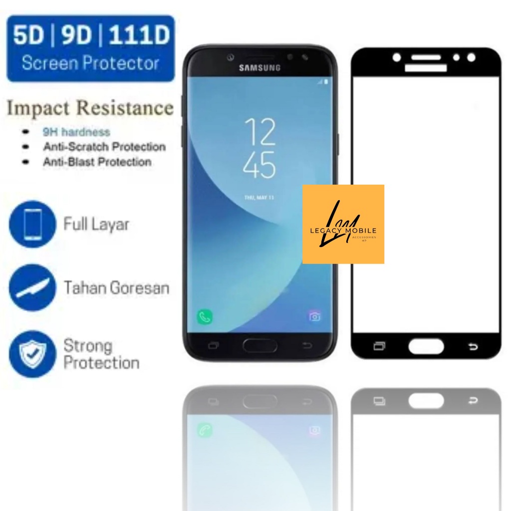 Tempered glass full layar Samsung A6 2018 A6 Plus 2018 A7 2018 A8 2018 A8 Plus 2018