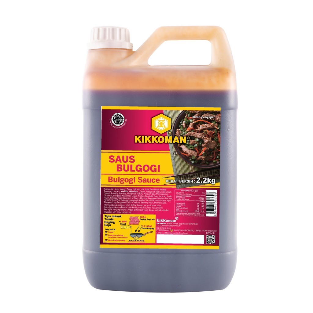 

Kikkoman Saus Bulgogi 2,2Kg/Jerigen