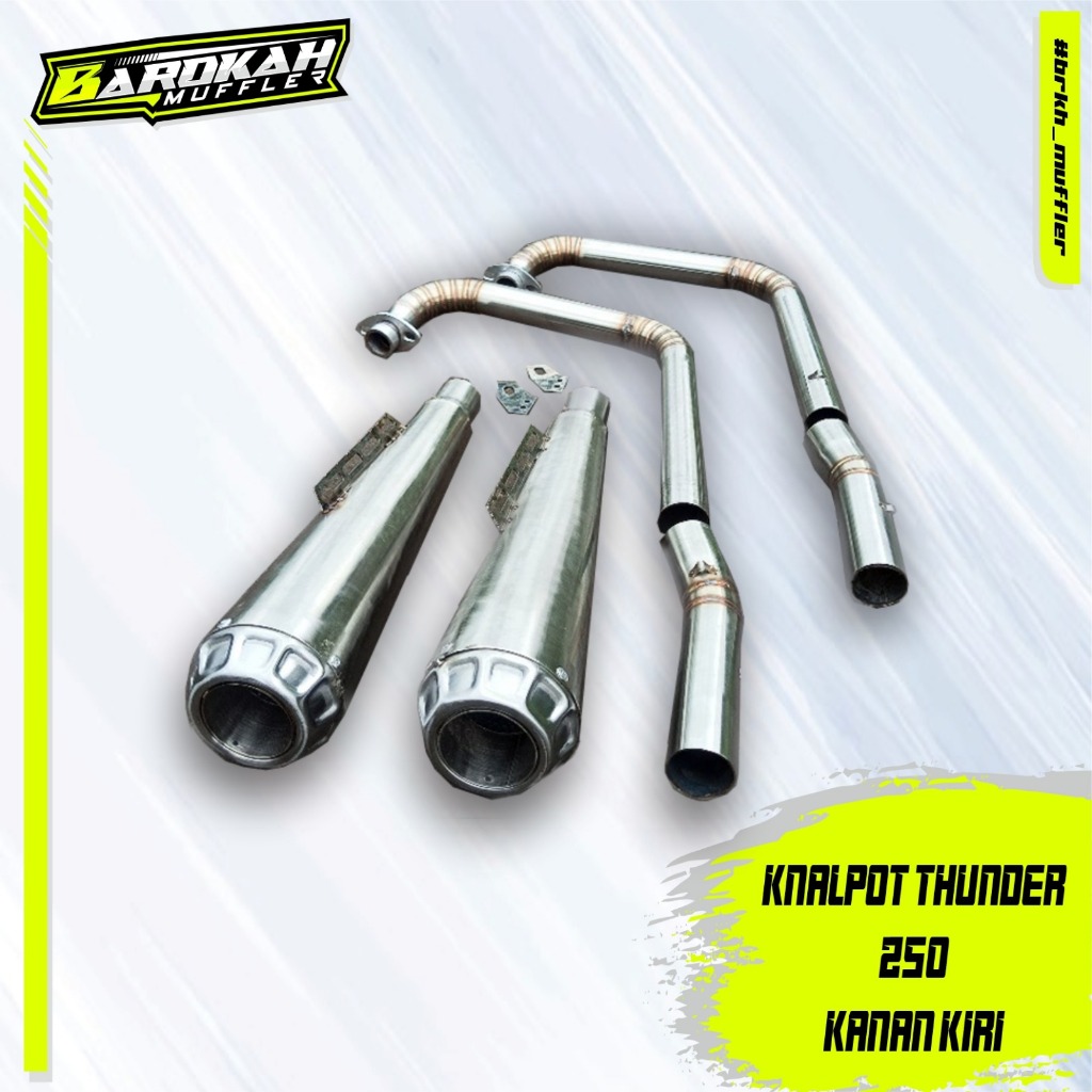 KNALPOT THUNDER 250 KANAN KIRI