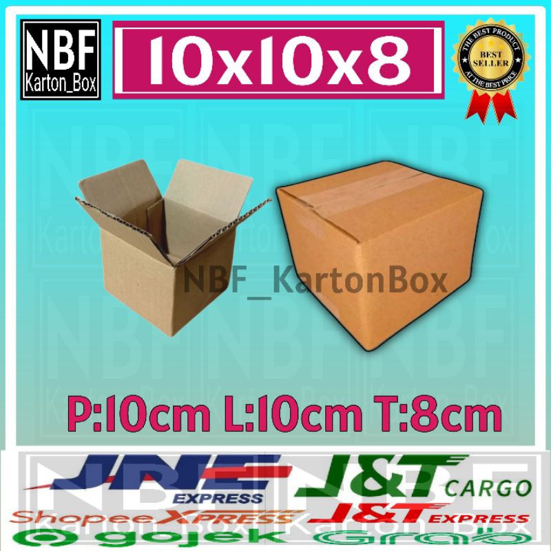

KartonBox 10x10x8 cm,Kardus Packing Serbaguna,Pembungkus Paket dll