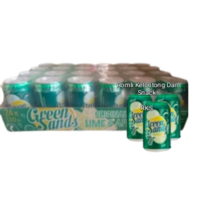 

GREEN SANDS ORIGINAL LIME & APPLE 330ML1Dus / Karton ( 24 KALENG )