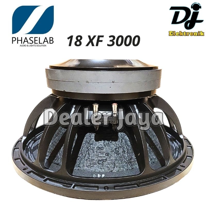 Speaker Komponen Phaselab 18 XF 3000 / 18XF3000 - 18 inch (2 Double Magnet)