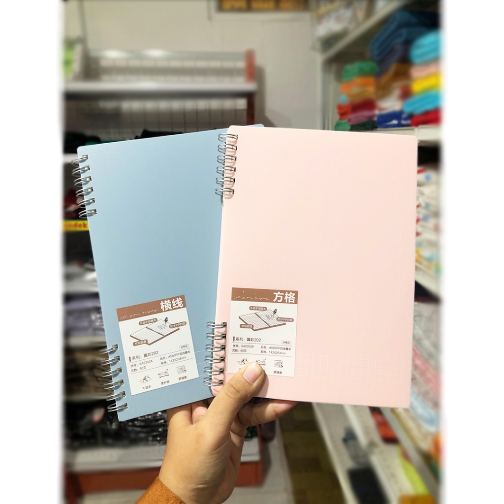 

Spiral Notebook A5 & B5 X 202B M&G / Journal Book / Diary Book / Buku Catatan Warna Pastel