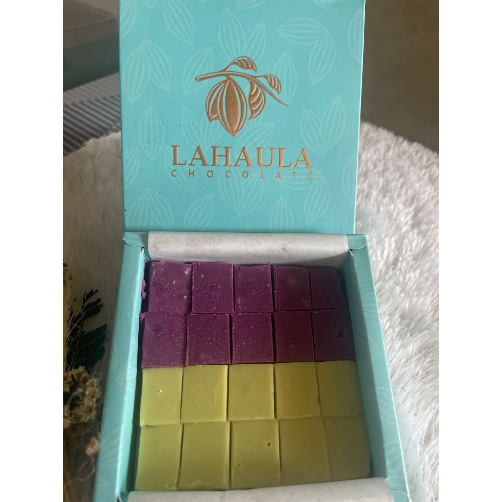 

Lahaula Coklat Taro dan Matcha chocolate 150gr Mix cemilan cokelat