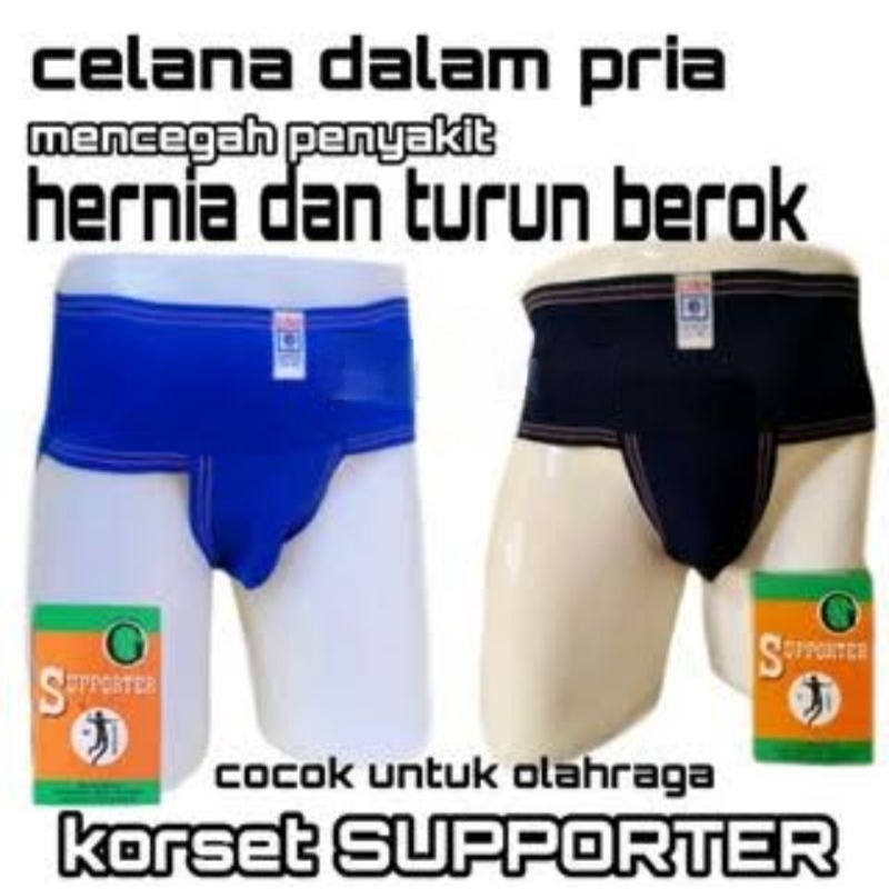 1pcs CELANA DALAM OLAHRAGA SPORTER UNTUK PRIA/Celana korset pria/Celana hernia/Celana turun berok
