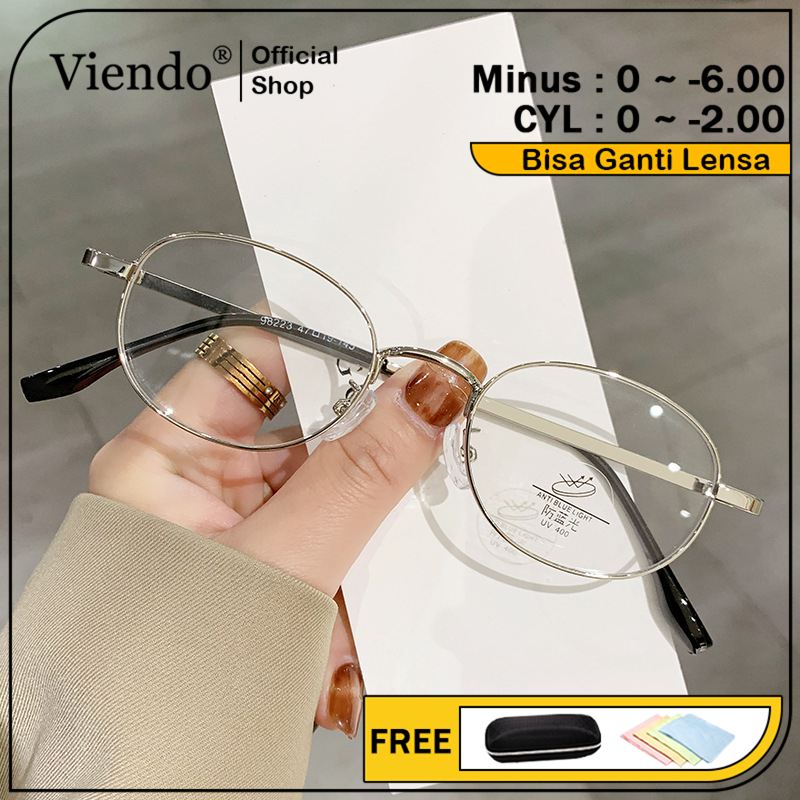 Viendo Kacamata Photocromic Anti Radiasi Blueray Minus Cylinder Komputer Hp Anti Sinar Matahari Kaca