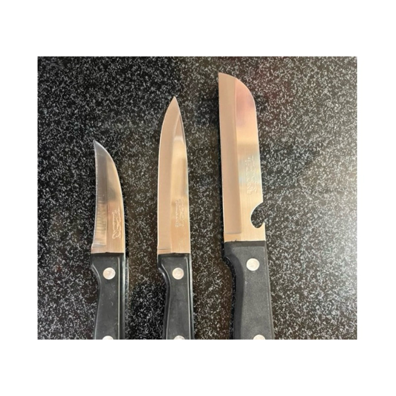 Pisau Golden Fish GG hitam Pisau Dapur Pisau Daging Pisau Buah