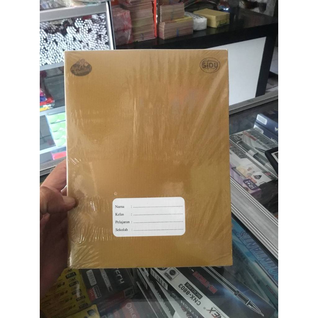 

Buku Tulis SIDU Kraft 40 Lembar (1 Pack isi 10 Buku)
