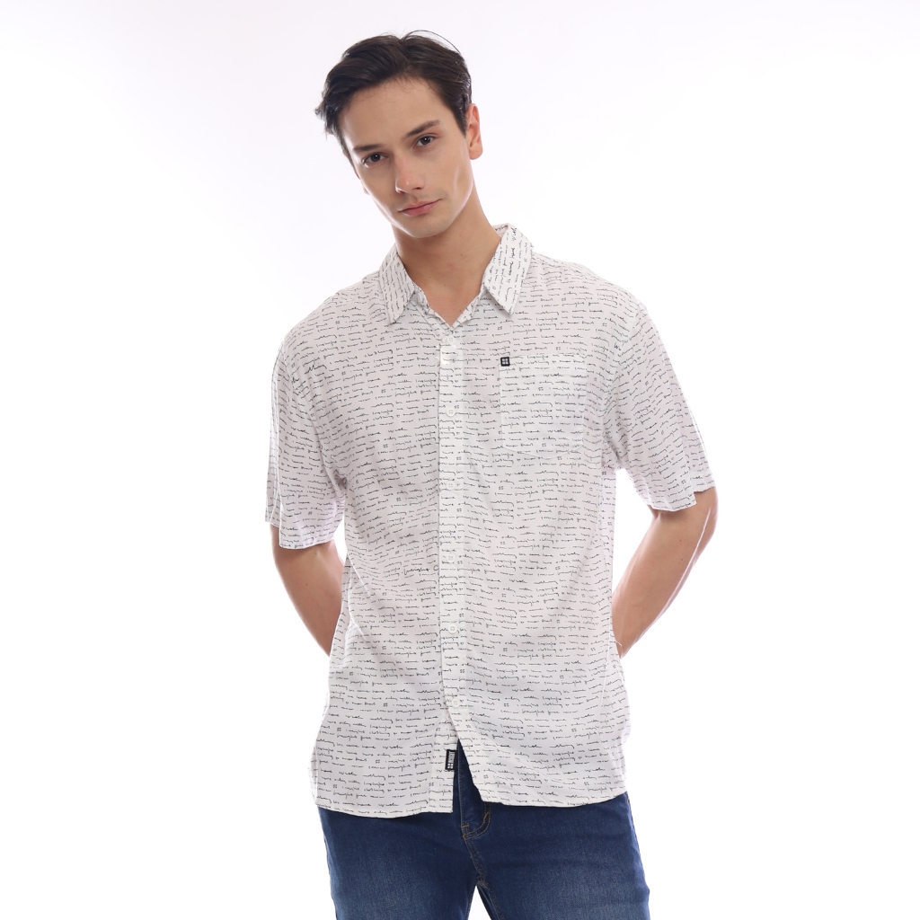 Insight Kemeja Lengan Pendek Pria Diary Men Shirt Planet Surf
