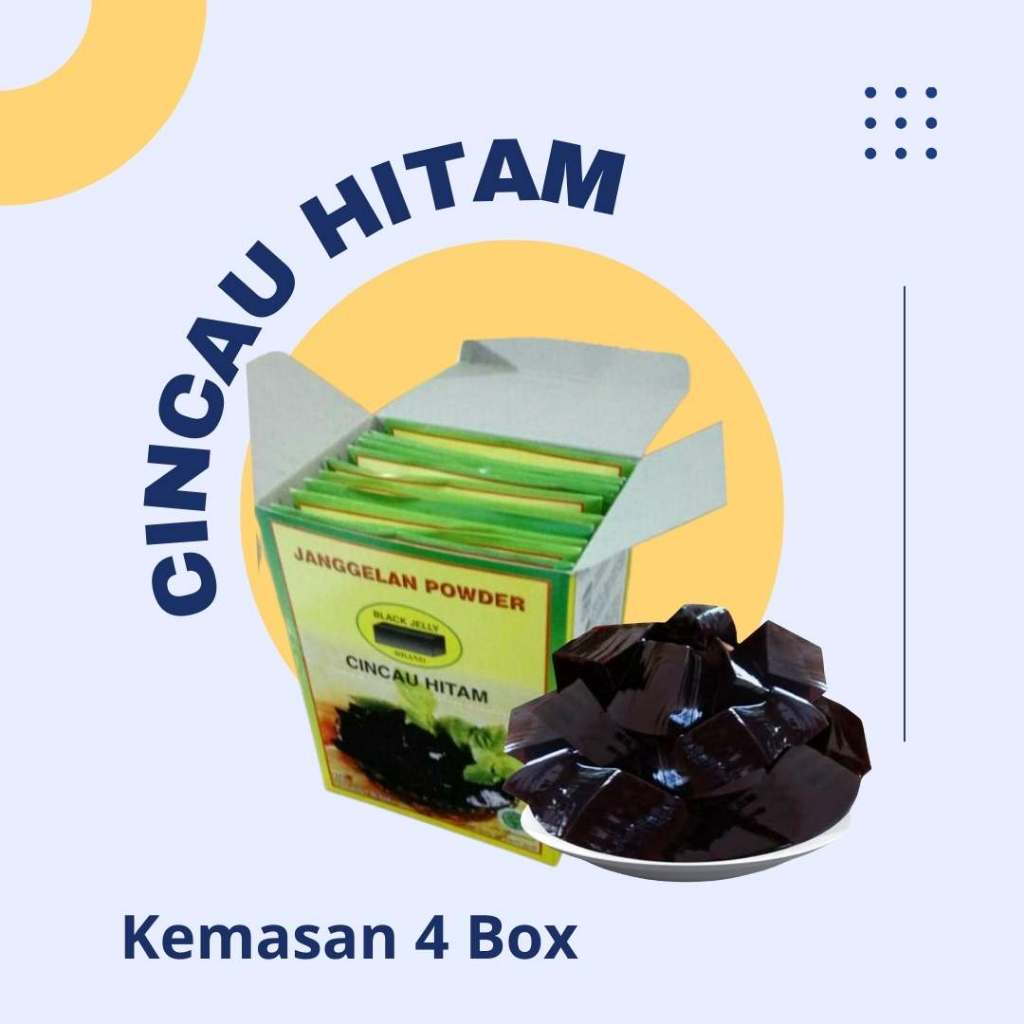 

Cincau Hitam Powder/ Cincau Hitam Bubuk/ Bubuk Cincau Hitam Kemasan 4 Box di Tangerang