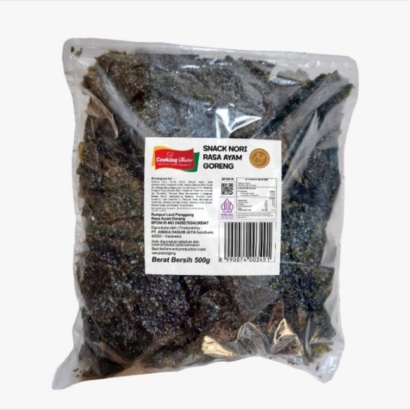 

GROSIR snack rumput laut / patahan nori / 500gr BPOM dan HALAL