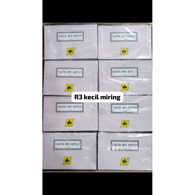 

bon faktur R3 kecil miring..