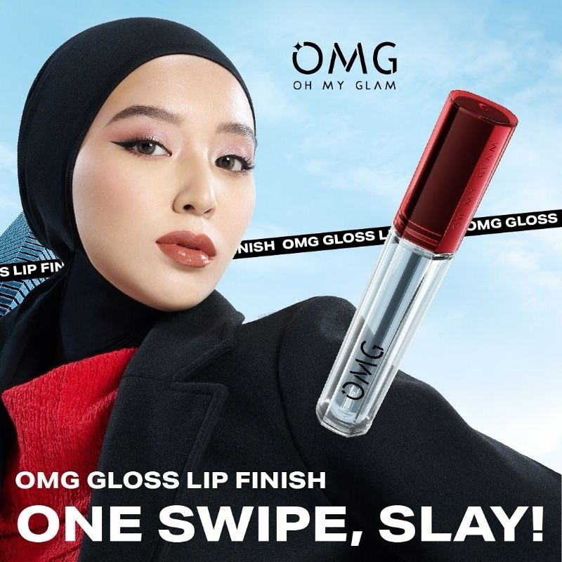 OMG Gloss Lip Finish | Lip Gloss OMG Oh My Glam | Lip Gloss OMG BPOM lipgloss