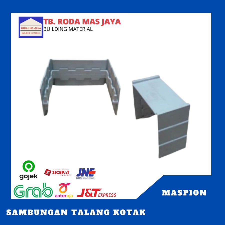 Sambungan Talang Kotak/Soket Maspion Kotak/Acc Talang Kotak