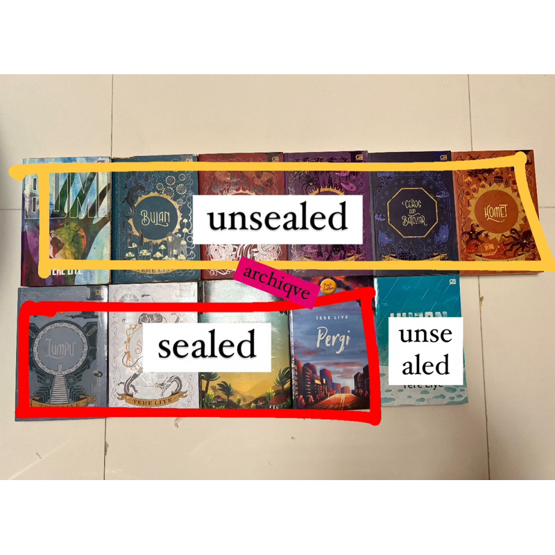 [BEKAS / PRELOVED] TERE LIYE - Bumi Series, Pulang & Pergi, Hujan