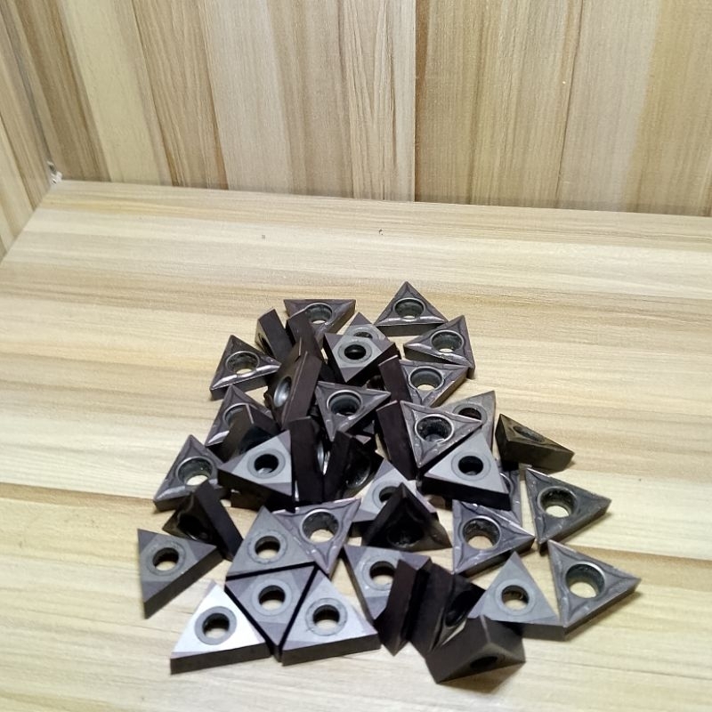 Insert TCMT160404 Cermet TCMT16 04 04 mata pisau bubut TCMT16 seken bekas