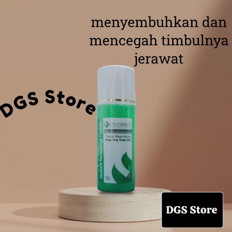 facial wash acne vitaderm
