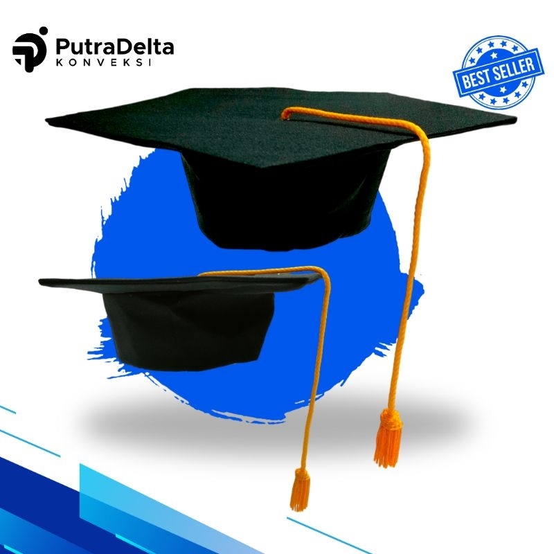 TOPI WISUDA, TOGA WISUDA , ATRIBUT WISUDA, PERLENGKAPAN WISUDA, TOPI SARJANA, CUMLAUDE , GROSIR ECER