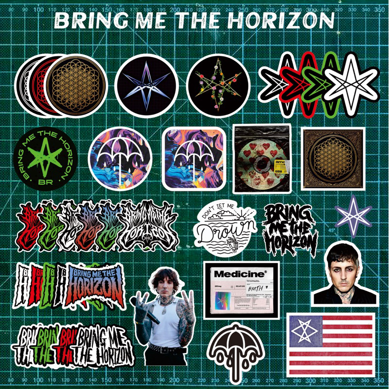 

BMTH (bring me the horizon ) Sticker vinyl Sticker helm Sticker band