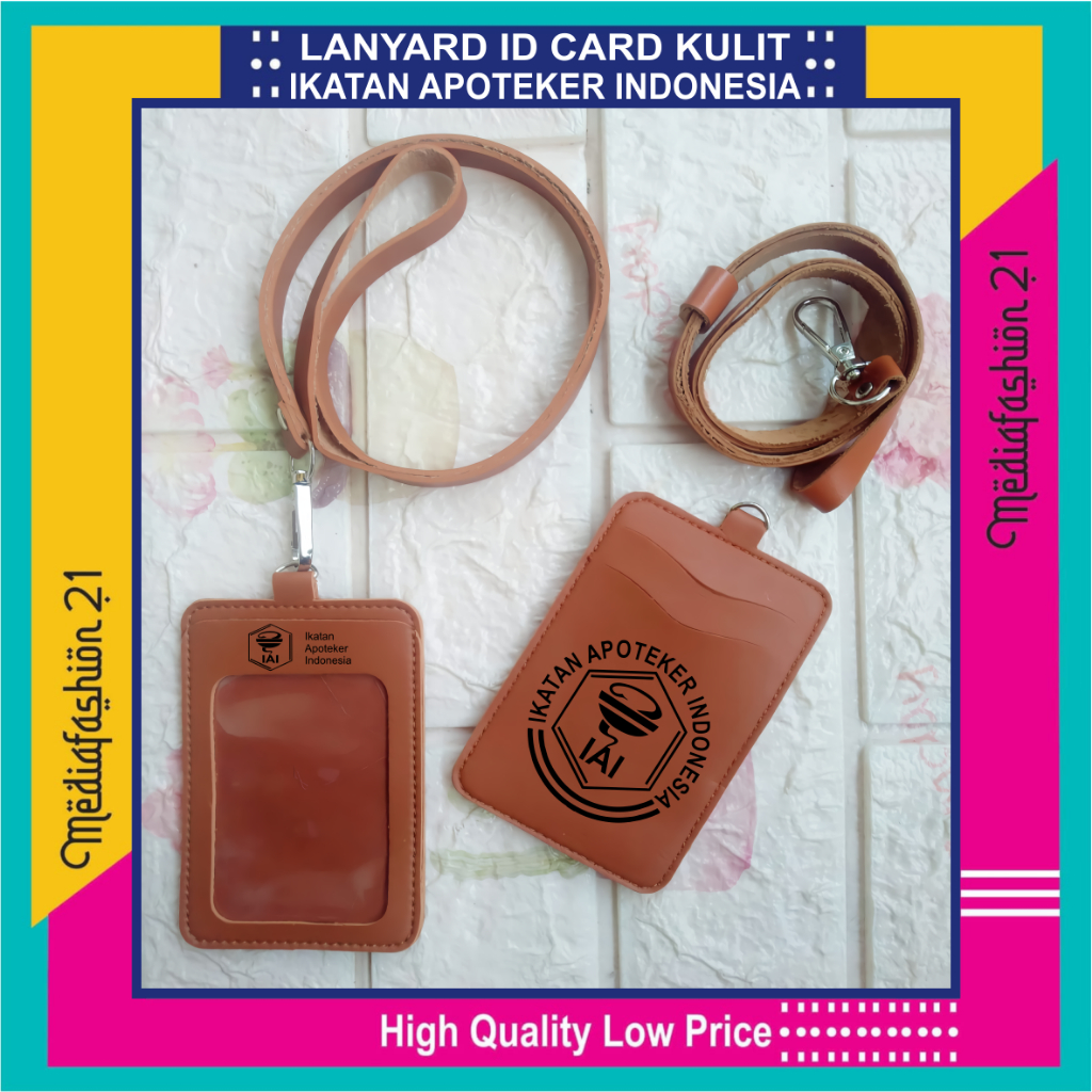 

Tali Lanyard Gantungan Id Card Kulit Ikatan Apoteker Indonesia Slot 3 Kartu