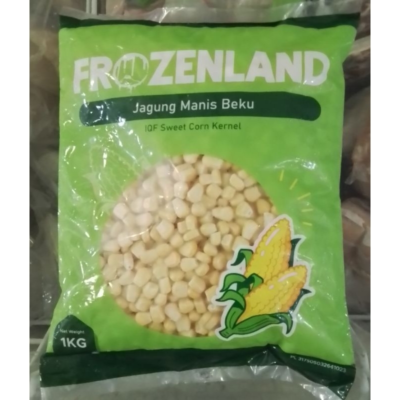 

Frozenland Jagung Manis Beku Pipil 1kg