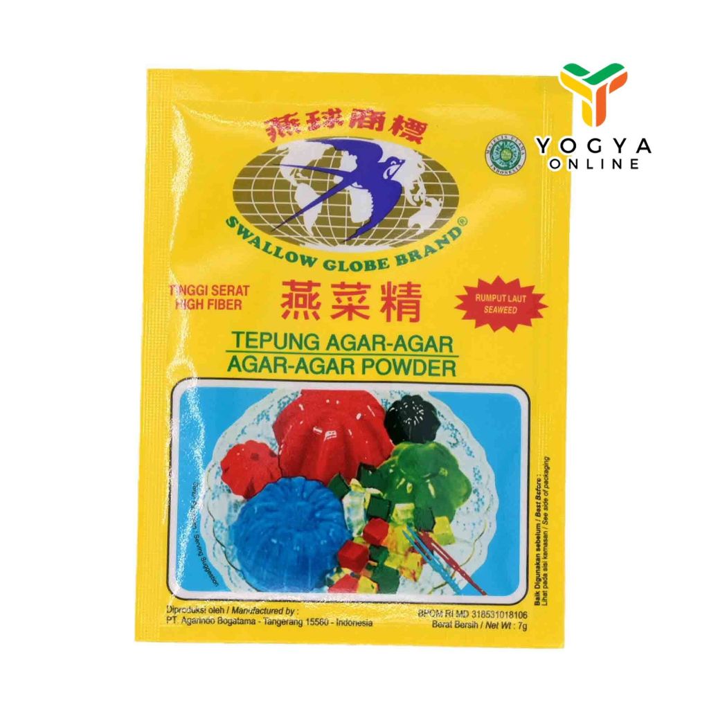 

Swallow Globe Agar Putih 7 Gr