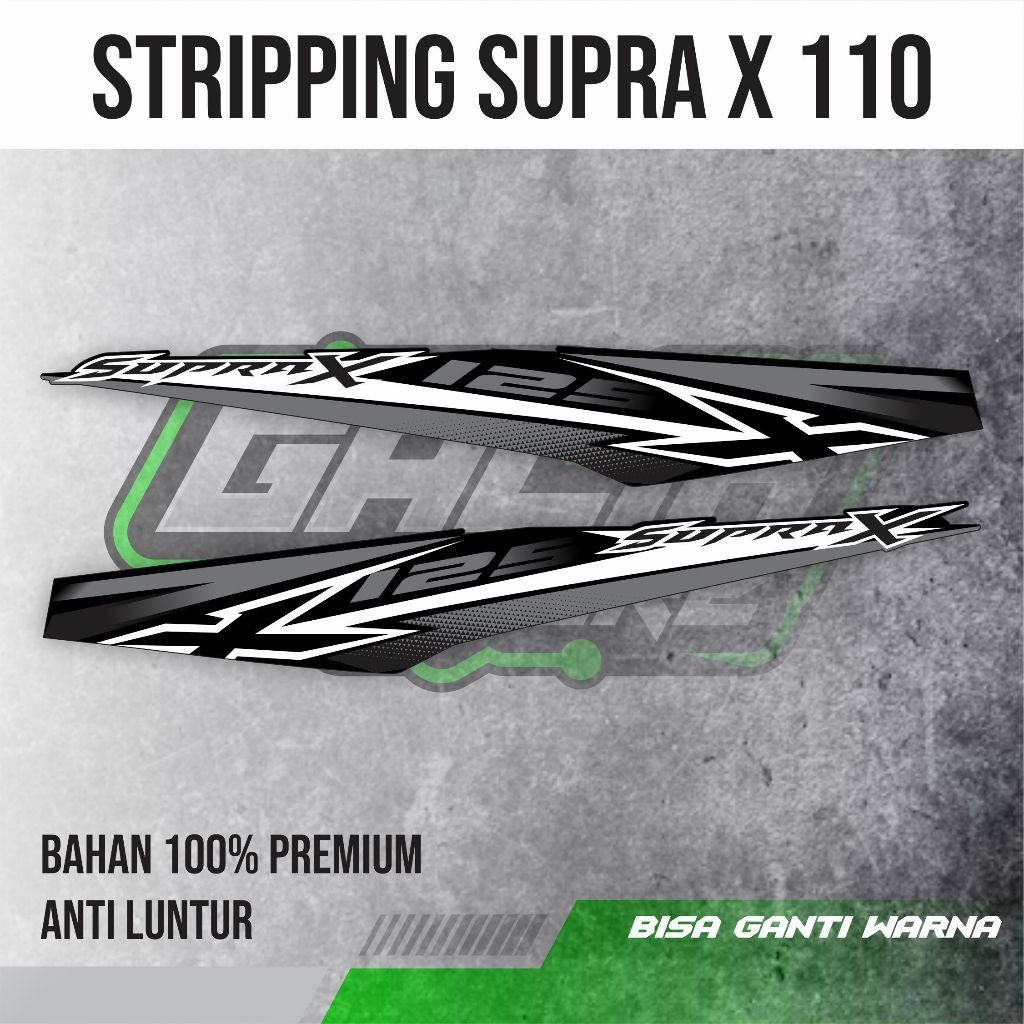 Stripping supra x 125 fi pnp supra x 110