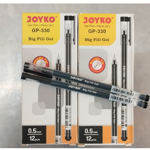 

PENA JOYKO GELL GP-330 HITAM 0.5mm 1 BOX ISI 12 PCS