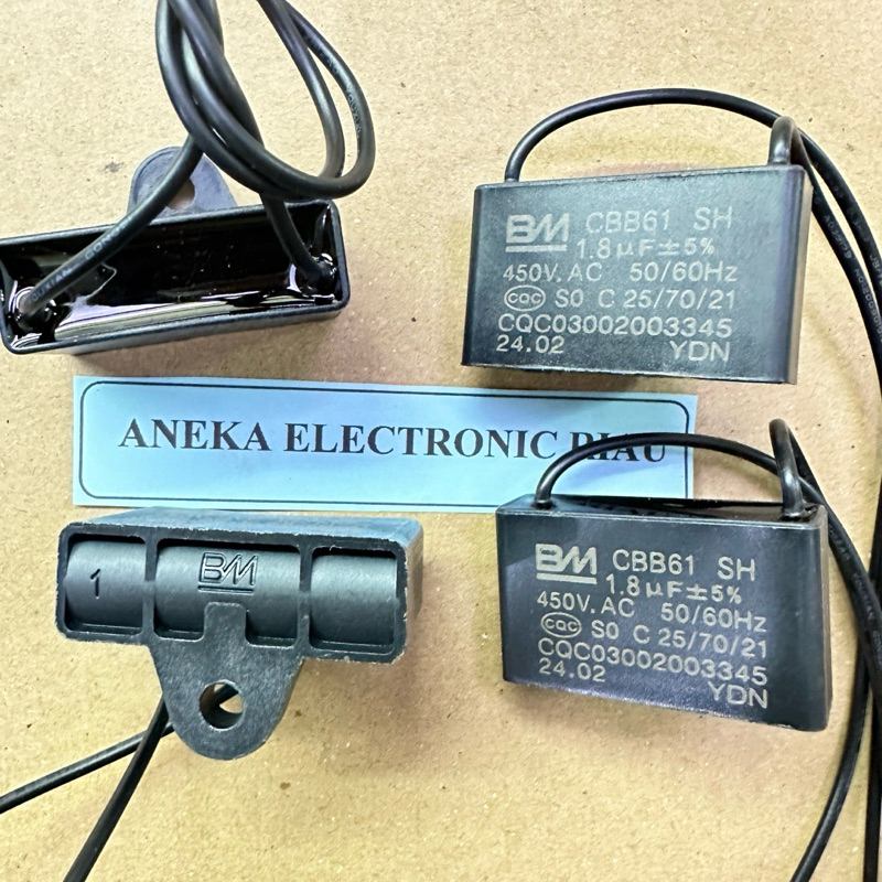 KAPASITOR 1,8UF 450V KAPASITOR KIPAS ANGIN 1,8 UF 450 V