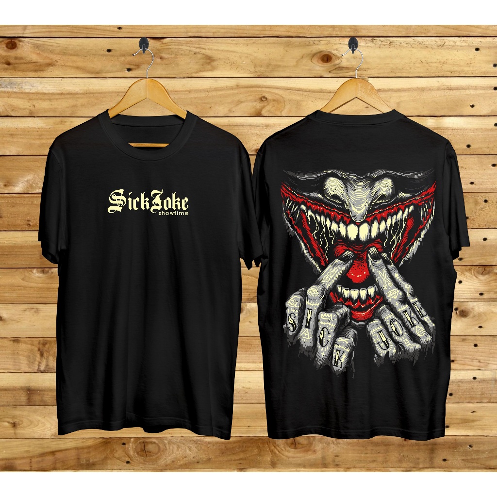 BAJU KAOS GAMBAR SICK JOKE - DISTRO PRIA TERBARU TERMURAH - UNISEX VIRAL - PRIA TREND - PRIA SIMPLE 