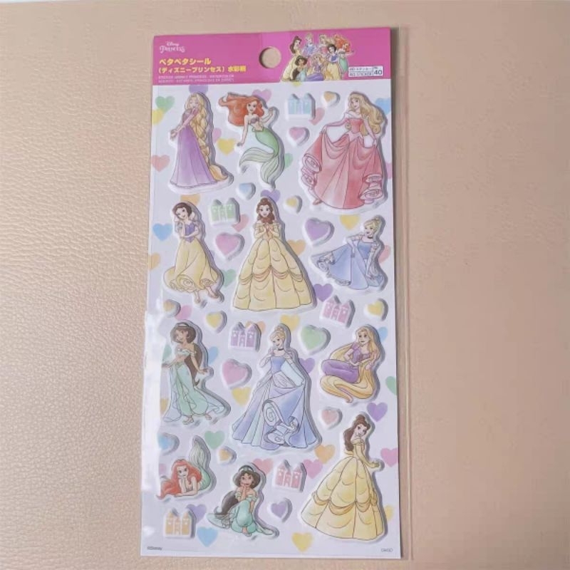 

1 pc Sticker Daiso Timbul Karakter Disney Princess