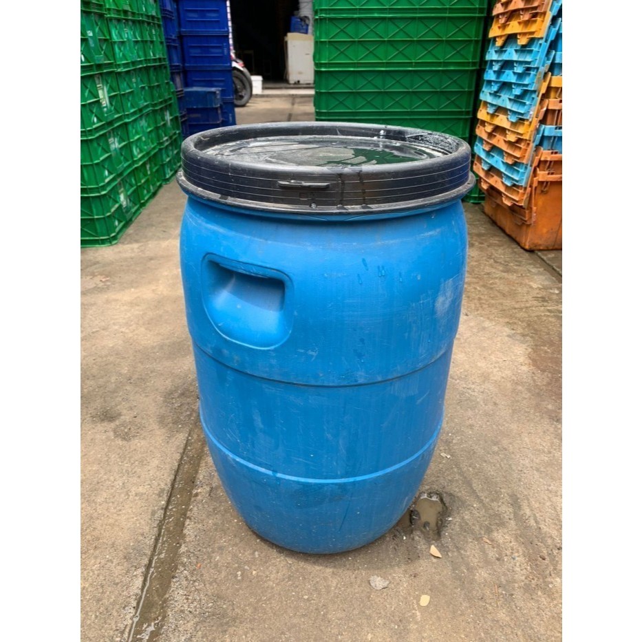 Tong sampah Bekas Tong 60kg Foodgrade / Tong Sampah Tong Drum 60liter