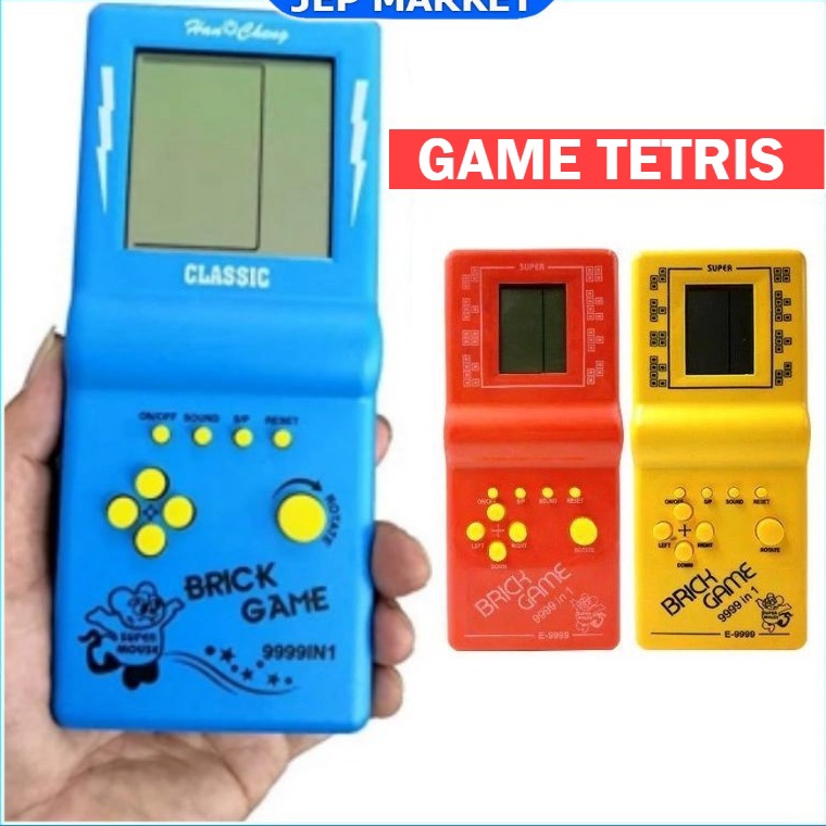 KODE R83E Game boy Tetris 9999 IN 1 Brick game Mainan Anak Murah Meriah Tetris Gemboy Game BOT JEP M