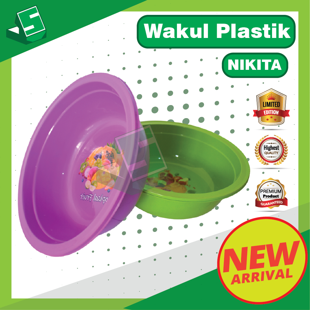 WAKUL NIKITA / Baskom Nikita / Baskom hajatan / wakul plastik / Harga grosir minim 12 biji (1 lusin)