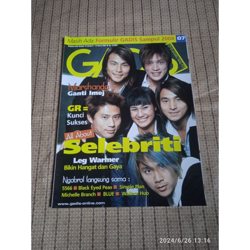 majalah gadis no 06 maret 2004