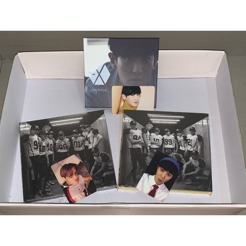 EXO - ALBUM LOVE ME RIGHT JEPANG, KOREA, CHINA (CHANYEOL, SUHO, KAI)